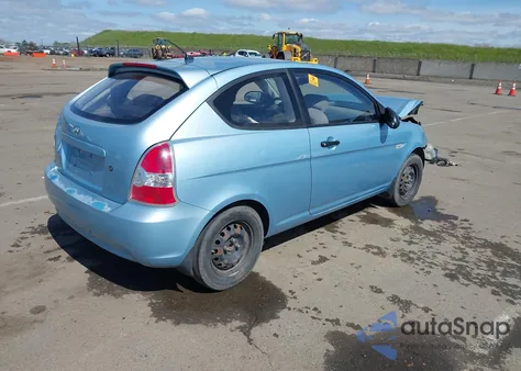 2008 Hyundai Accent Gs from USA, damaged, VIN KMHCM36C58U060618